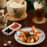 Chả tôm sốt tiêu đen